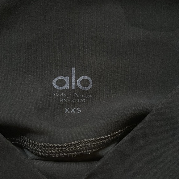 Alo High Waist Camo Vapor Legging XXS Black Gray - Picture 8 of 10